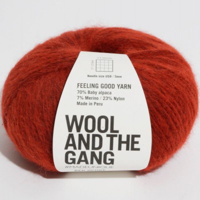 Wool and the Gang Feeling Good Yarn - Red Ocher
