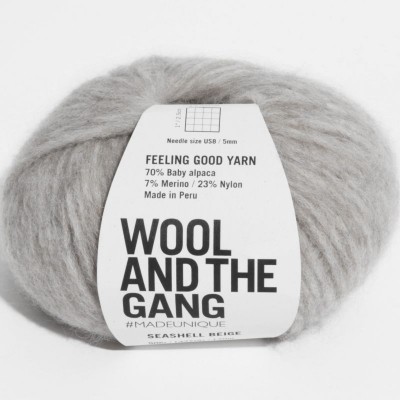 Wool and the Gang Feeling Good Yarn - Rocky Gray