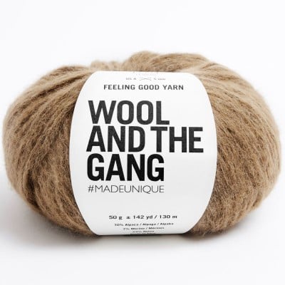 Wool and the Gang Feeling Good Yarn - 228 Brown Sugar