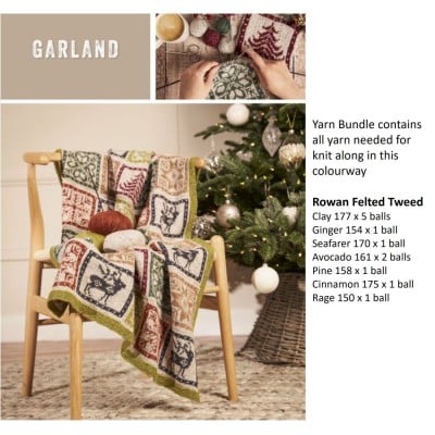 Rowan Midwinter Blanket Knit Along - Garland Yarn Bundle										 - Garland Colourway