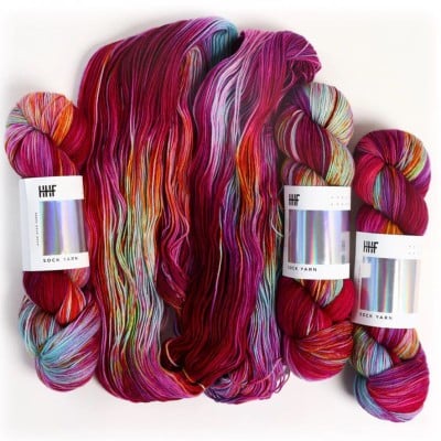 Hedgehog Fibres Sock Yarn										 - Mulberry