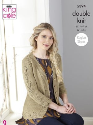 King Cole 5394 Lace Cardigan & Sweater										