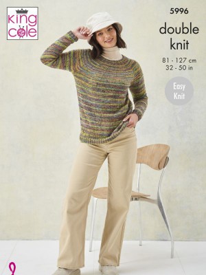 King Cole 5996 Yoke Sweaters										