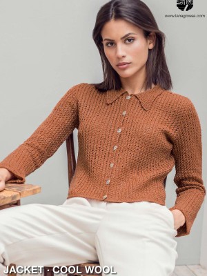 Lana Grossa - Classici 19 Design 08 - Cool Wool Jacket										