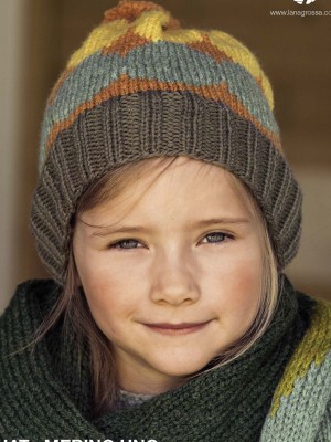 Lana Grossa - Filati Kids 10 Design 51 - Merino Uno Hat										