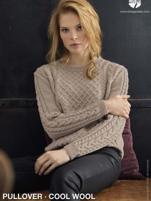 Lana Grossa - Merino Edition Design 02 - Cool Wool Pullover										