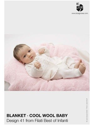 Lana Grossa - Filati Best of Infanti Design 41 - Cool Wool Baby Blanket										