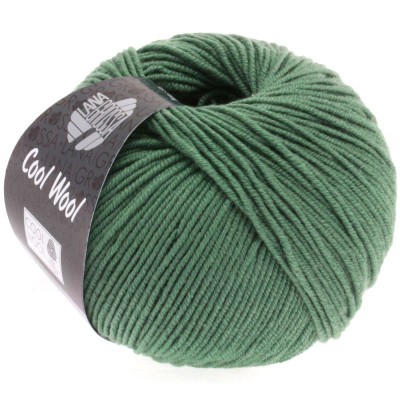 Lana Grossa Cool Wool										 - 2021 dunkles Graugrün