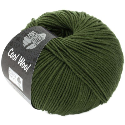 Lana Grossa Cool Wool										 - 2042 Dunkeloliv