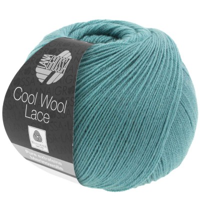 Lana Grossa Cool Wool Lace										 - 0005 Minttürkis