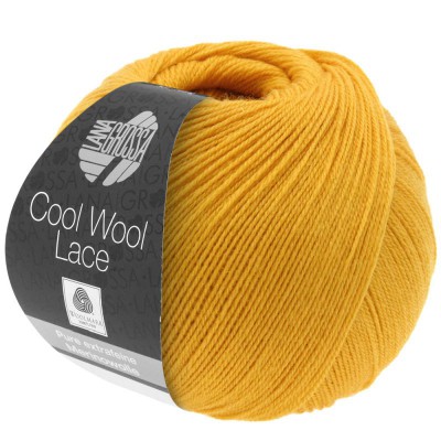 Lana Grossa Cool Wool Lace										 - 0009 Maisgelb