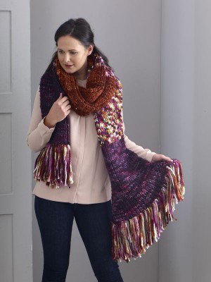 Manos Fiesta Scarf in Franca										
