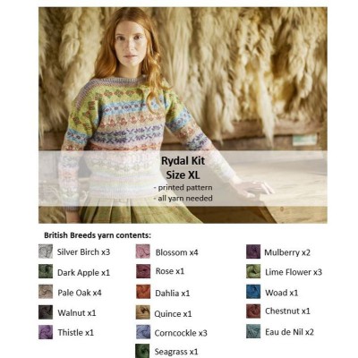 Marie Wallin Rydal Sweater Kit										 - Size XL - 112-117cm (44-46in)