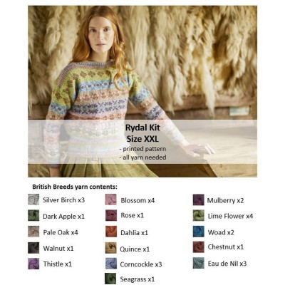 Marie Wallin Rydal Sweater Kit										 - Size XXL - 122-127cm (48-50in)