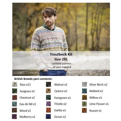 Marie Wallin Troutbeck Sweater Kit										 - Size 2XL - 127-132cm (50-52in)
