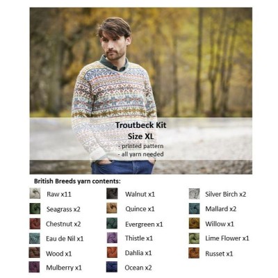 Marie Wallin Troutbeck Sweater Kit										 - Size XL - 117-122cm (46-48in)