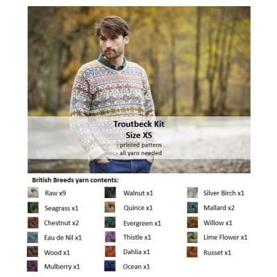 Marie Wallin Troutbeck Sweater Kit										 - Size XS - 97-102cm (38-40n)