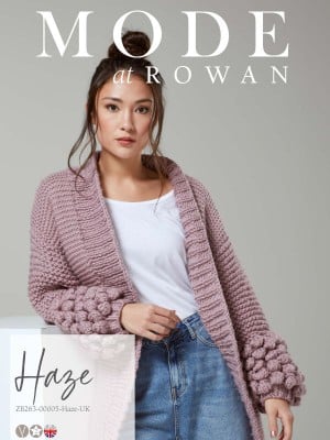 Mode at Rowan Haze Cardigan in Big Wool										