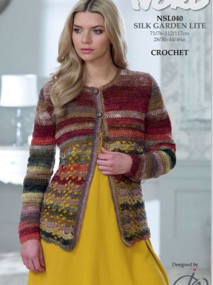 Noro NSL040 Crocheted Cardigan										
