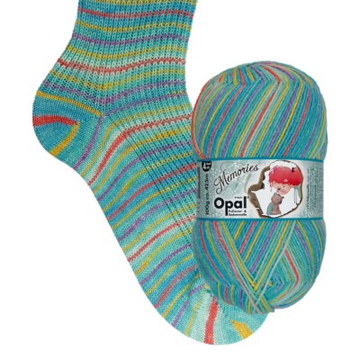 Opal Memories 4 Ply Sock Yarn - 11001 My Very Dearest Cuddly Toy