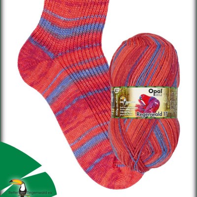 Opal Rainforest 17 4 Ply Sock Yarn										 - 11092 Verena