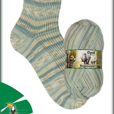Opal Rainforest 17 4 Ply Sock Yarn - 11095 Die Schiedsrichter