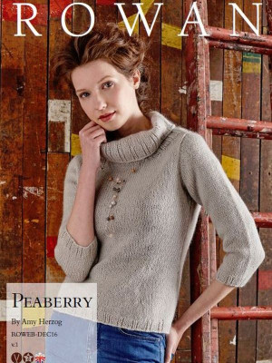 Rowan Peaberry Roll Neck Jumper										