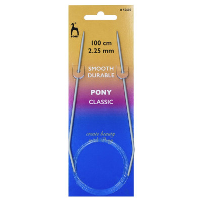 Pony Circular Knitting Needle 40in (100cm)										 - US 1