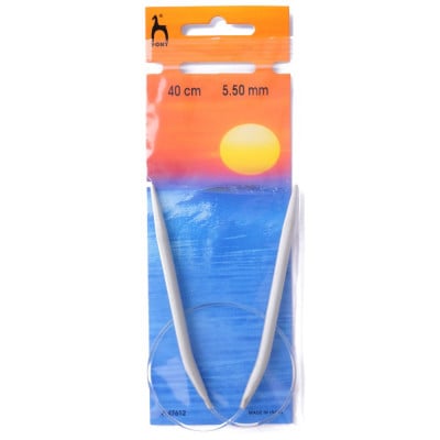 Pony Circular Knitting Needle 16in (40cm)										 - US 9 (5.50mm)