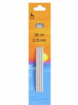 Pony Double Pointed Knitting Needles 8in (20cm) - US 2 (2.75mm)