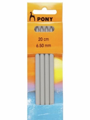 Pony Double Pointed Knitting Needles 8in (20cm) - US 10.5 (6.50mm)