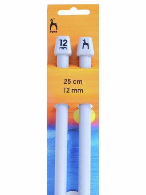 Pony Single Pointed Knitting Needles 10in (25cm)										 - US 17 (12.0mm)