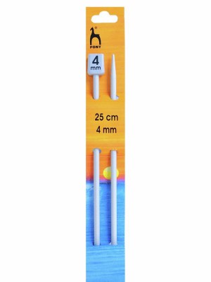 Pony Single Pointed Knitting Needles 10in (25cm)										 - US 6 (4.00mm)