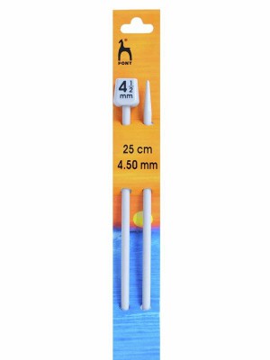 Pony Single Pointed Knitting Needles 10in (25cm)										 - US 7 (4.50mm)