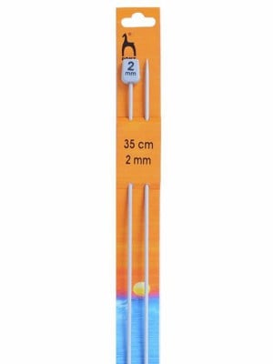 Pony Single Pointed Knitting Needles 14in (35cm)										 - US 0 (2.00mm)