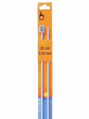 Pony Single Pointed Knitting Needles 14in (35cm) - US 4 (3.50mm)