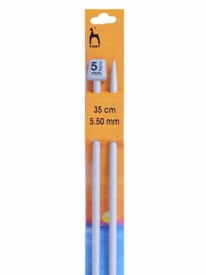 Pony Single Pointed Knitting Needles 14in (35cm)										 - US 9 (5.50mm)