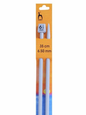 Pony Single Pointed Knitting Needles 14in (35cm) - US 10.5 (6.50mm)