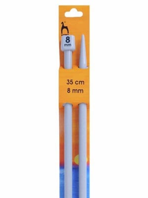 Pony Single Pointed Knitting Needles 14in (35cm) - US 11 (8.0mm)