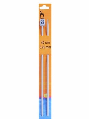 Pony Single Pointed Knitting Needles 16in (40cm) - US 3 (3.25mm)