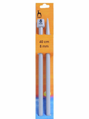 Pony Single Pointed Knitting Needles 16in (40cm)										 - US 11 (8.0mm)