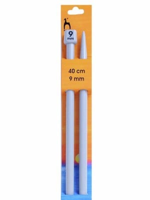 Pony Single Pointed Knitting Needles 16in (40cm) - US 13 (9.0mm)