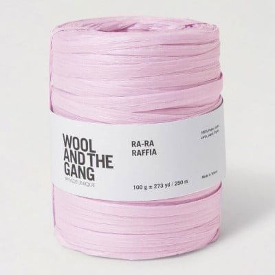 Wool and the Gang Ra-Ra Raffia										 - 014 Cameo Rose