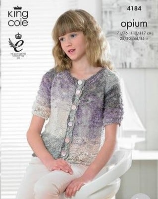 King Cole 4184 V and Round Neck Cardigans										