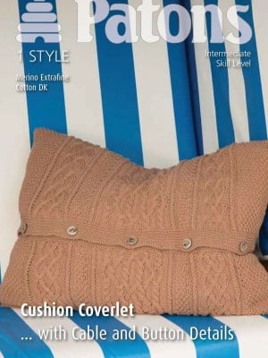 Patons 3986 Cushion Coverlet										