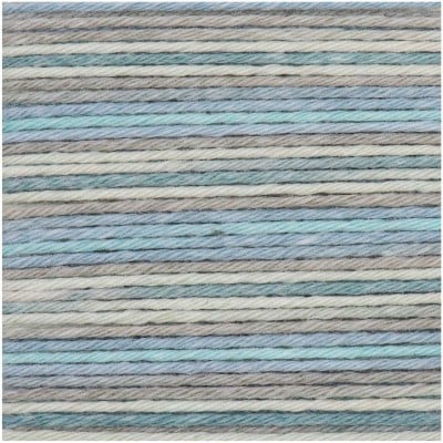 Rico Baby Cotton Soft Prints DK										 - 019 Grey-Turquoise