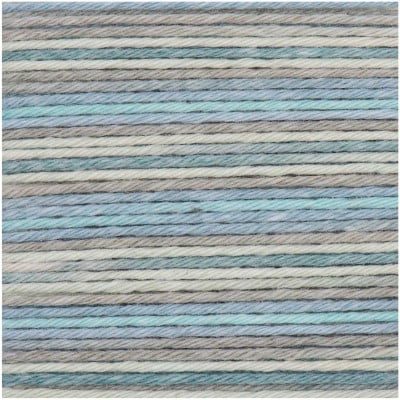 Rico Baby Cotton Soft Prints DK										 - 019 Grey-Turquoise