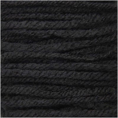 Rico Hooki Hooki Knotting Yarn 13cm										 - 100331 Black