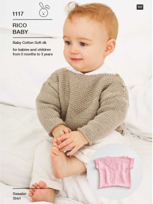 Rico KIC 1117 Baby Sweater & Top in Baby Cotton Soft DK										