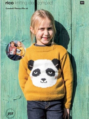 Rico KIC 932 Bunny and Panda Sweaters										
